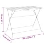 Mesa de cafetería plegable madera acacia y acero 100x54x71 cm de vidaXL, Mesas de jardín - Ref: Foro24-319971, Precio: 87,64 ...
