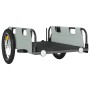 Remolque para bicicletas hierro y tela Oxford gris de vidaXL, Remolques para bicicletas - Ref: Foro24-94168, Precio: 84,80 €,...