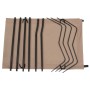 Cama de camping tela Oxford y acero taupé 180x60x19 cm de vidaXL, Catres - Ref: Foro24-312482, Precio: 37,75 €, Descuento: %