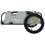 Remolque para bicicletas hierro y tela Oxford gris de vidaXL, Remolques para bicicletas - Ref: Foro24-94168, Precio: 84,80 €,...