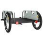 Remolque para bicicletas hierro y tela Oxford gris de vidaXL, Remolques para bicicletas - Ref: Foro24-94168, Precio: 84,80 €,...