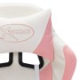 Silla gaming con luces LED RGB cuero sintético rosa y blanco de vidaXL, Sillas de oficina - Ref: Foro24-288014, Precio: 203,9...