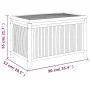 Caja de almacenaje de jardín bambú 90x52x55 cm de vidaXL, Cajas de almacenaje para exteriores - Ref: Foro24-319875, Precio: 1...