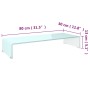 Mueble TV/Elevador de monitor cristal verde 80x30x13 cm de vidaXL, Muebles TV - Ref: Foro24-244145, Precio: 95,86 €, Descuent...