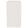 Armario auxiliar madera maciza de pino blanco 60x36x65 cm de vidaXL, Aparadores - Ref: Foro24-833098, Precio: 74,35 €, Descue...