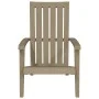 Silla de jardín Adirondack polipropileno marrón claro de vidaXL, Sillas de jardín - Ref: Foro24-364166, Precio: 122,88 €, Des...