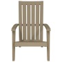 Silla de jardín Adirondack polipropileno marrón claro de vidaXL, Sillas de jardín - Ref: Foro24-364166, Precio: 124,78 €, Des...