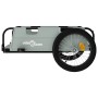 Remolque para bicicletas hierro y tela Oxford gris de vidaXL, Remolques para bicicletas - Ref: Foro24-94175, Precio: 100,20 €...