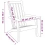 Silla de jardín Adirondack polipropileno marrón claro de vidaXL, Sillas de jardín - Ref: Foro24-364166, Precio: 122,88 €, Des...