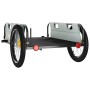 Remolque para bicicletas hierro y tela Oxford gris de vidaXL, Remolques para bicicletas - Ref: Foro24-94175, Precio: 100,20 €...