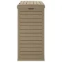 Cubo de basura exterior polipropileno marrón claro 78x41x86 cm de vidaXL, Cubos de la basura y papeleras - Ref: Foro24-364174...