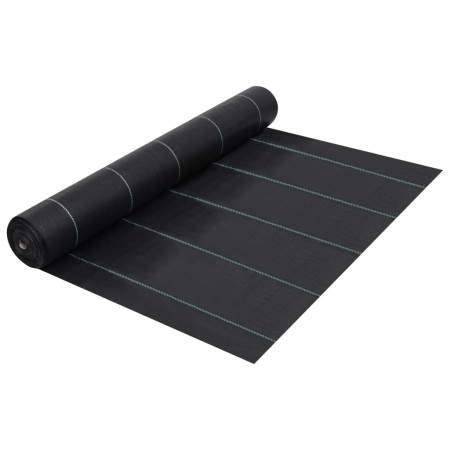 Estera de control de malezas y raíces PP negro 1x25 m de vidaXL, Mallas antihierbas - Ref: Foro24-313060, Precio: 19,03 €, De...