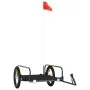 Remolque para bicicletas hierro negro 126x63x34 cm de vidaXL, Remolques para bicicletas - Ref: Foro24-94202, Precio: 77,86 €,...