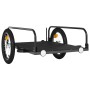 Remolque para bicicletas hierro negro 126x63x34 cm de vidaXL, Remolques para bicicletas - Ref: Foro24-94202, Precio: 79,75 €,...