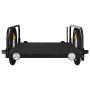 Remolque para bicicletas hierro negro 126x63x34 cm de vidaXL, Remolques para bicicletas - Ref: Foro24-94202, Precio: 79,75 €,...