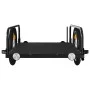 Remolque para bicicletas hierro negro 126x63x34 cm de vidaXL, Remolques para bicicletas - Ref: Foro24-94202, Precio: 77,86 €,...