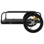 Remolque para bicicletas hierro negro 126x63x34 cm de vidaXL, Remolques para bicicletas - Ref: Foro24-94202, Precio: 77,86 €,...