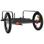 Remolque para bicicletas hierro negro 126x63x34 cm de vidaXL, Remolques para bicicletas - Ref: Foro24-94202, Precio: 77,86 €,...