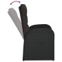 Sillas reclinables de jardín y cojines 2 uds ratán PE negro de vidaXL, Sillas de jardín - Ref: Foro24-46065, Precio: 339,55 €...