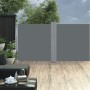 Toldo lateral retráctil gris antracita 100x600 cm de vidaXL, Sombrillas - Ref: Foro24-48444, Precio: 98,48 €, Descuento: %