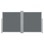 Toldo lateral retráctil gris antracita 100x600 cm de vidaXL, Sombrillas - Ref: Foro24-48444, Precio: 98,48 €, Descuento: %