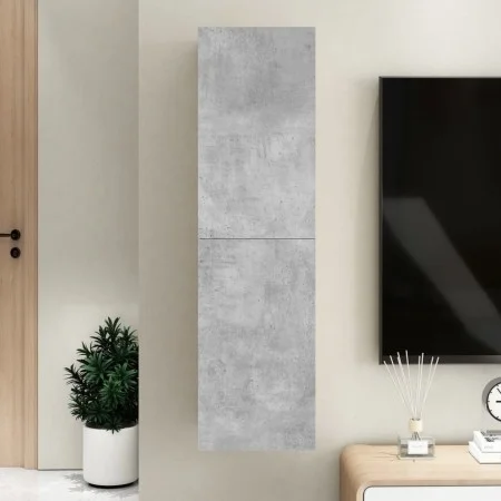 Mueble de TV madera contrachapada gris hormigón 30,5x30x110 cm de vidaXL, Muebles TV - Ref: Foro24-803370, Precio: 60,91 €, D...