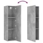 Mueble de TV madera contrachapada gris hormigón 30,5x30x110 cm de vidaXL, Muebles TV - Ref: Foro24-803370, Precio: 60,91 €, D...