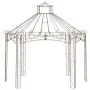 Pérgola de jardín marrón antiguo 400x258x378 cm hierro de vidaXL, Carpas y cenadores - Ref: Foro24-314000, Precio: 891,47 €, ...