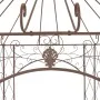 Pérgola de jardín marrón antiguo 400x258x378 cm hierro de vidaXL, Carpas y cenadores - Ref: Foro24-314000, Precio: 891,47 €, ...