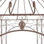 Pérgola de jardín marrón antiguo 400x258x378 cm hierro de vidaXL, Carpas y cenadores - Ref: Foro24-314000, Precio: 776,59 €, ...