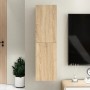 Mueble de TV madera contrachapada color roble 30,5x30x110 cm de vidaXL, Muebles TV - Ref: Foro24-803368, Precio: 59,41 €, Des...