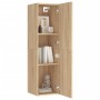 Mueble de TV madera contrachapada color roble 30,5x30x110 cm de vidaXL, Muebles TV - Ref: Foro24-803368, Precio: 59,41 €, Des...