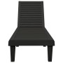 Tumbonas de polipropileno negro 2 unidades 155x58x83 cm de vidaXL, Tumbonas - Ref: Foro24-364148, Precio: 315,21 €, Descuento: %