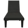 Tumbonas de polipropileno negro 2 unidades 155x58x83 cm de vidaXL, Tumbonas - Ref: Foro24-364148, Precio: 307,63 €, Descuento: %