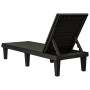Tumbonas de polipropileno negro 2 unidades 155x58x83 cm de vidaXL, Tumbonas - Ref: Foro24-364148, Precio: 315,21 €, Descuento: %