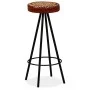 Küchen-Barhocker 4 Einheiten aus echtem Leder von vidaXL, Küchenhocker - Ref: Foro24-245448, Preis: 277,50 €, Rabatt: %