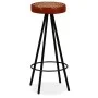 Küchen-Barhocker 4 Einheiten aus echtem Leder von vidaXL, Küchenhocker - Ref: Foro24-245448, Preis: 277,50 €, Rabatt: %