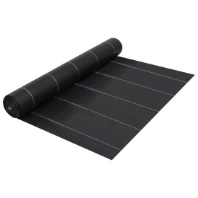 Estera de control de malezas y raíces PP negro 2x150 m de vidaXL, Mallas antihierbas - Ref: Foro24-313069, Precio: 103,85 €, ...