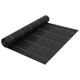 Estera de control de malezas y raíces PP negro 2x50 m de vidaXL, Mallas antihierbas - Ref: Foro24-313067, Precio: 54,95 €, De...