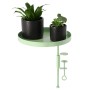 Esschert Design Bandeja para plantas con abrazadera redonda verde L de Esschert Design, Bandejas decorativas - Ref: Foro24-44...