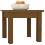 Mesa de centro madera maciza de pino marrón miel 35x35x30 cm de vidaXL, Mesas de centro - Ref: Foro24-814222, Precio: 34,93 €...