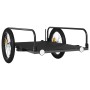 Remolque para bicicletas hierro negro 135x70x37 cm de vidaXL, Remolques para bicicletas - Ref: Foro24-94203, Precio: 86,94 €,...
