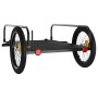 Remolque para bicicletas hierro negro 135x70x37 cm de vidaXL, Remolques para bicicletas - Ref: Foro24-94203, Precio: 86,94 €,...