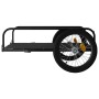 Remolque para bicicletas hierro negro 135x70x37 cm de vidaXL, Remolques para bicicletas - Ref: Foro24-94203, Precio: 86,94 €,...