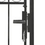 Puerta de jardín con arco superior 100x175 cm acero negro de vidaXL, Puertas de jardín - Ref: Foro24-143087, Precio: 241,07 €...