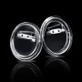Kit de chapas con alfiler 100 juegos acrílico 44 mm de vidaXL, Chapas - Ref: Foro24-30161, Precio: 22,41 €, Descuento: %