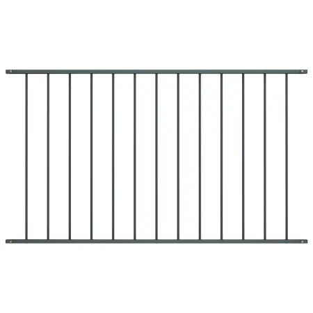 Zaunpaneel aus pulverbeschichtetem anthrazitgrauem Stahl 1,7x1 m von vidaXL, Zaunpaneele - Ref: Foro24-145222, Preis: 43,38 €...