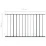 Zaunpaneel aus pulverbeschichtetem anthrazitgrauem Stahl 1,7x1 m von vidaXL, Zaunpaneele - Ref: Foro24-145222, Preis: 43,38 €...