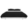 Cubrecama acolchado doble cara 230x260 cm blanco y negro de vidaXL, Colchas y edredones - Ref: Foro24-132970, Precio: 27,56 €...