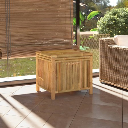 Caja de almacenaje de jardín bambú 60x52x55 cm de vidaXL, Cajas de almacenaje para exteriores - Ref: Foro24-319874, Precio: 8...